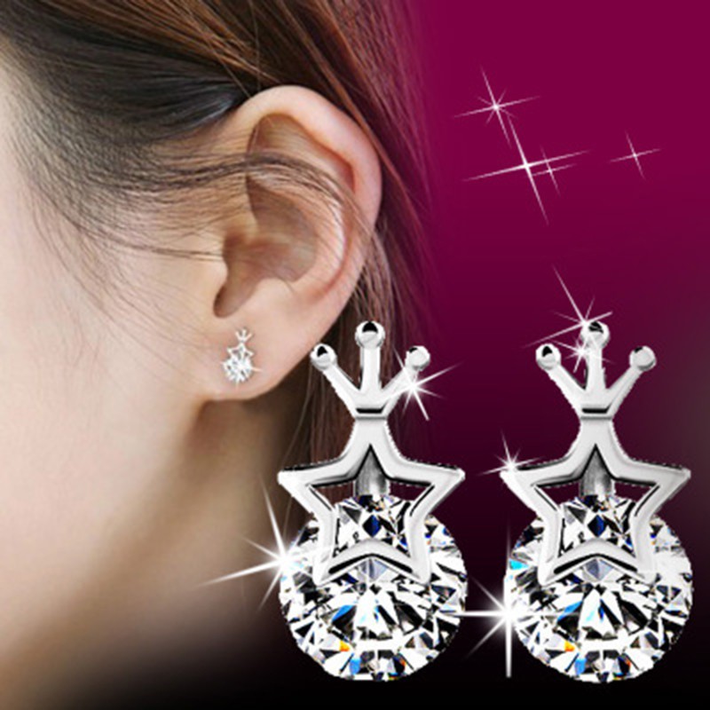 Bông tai bạc 925 Trang sức thời trang cho phụ nữ