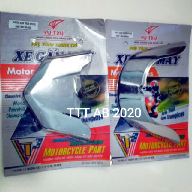 MỎ+ ĐUÔI INOX XE AB 2020