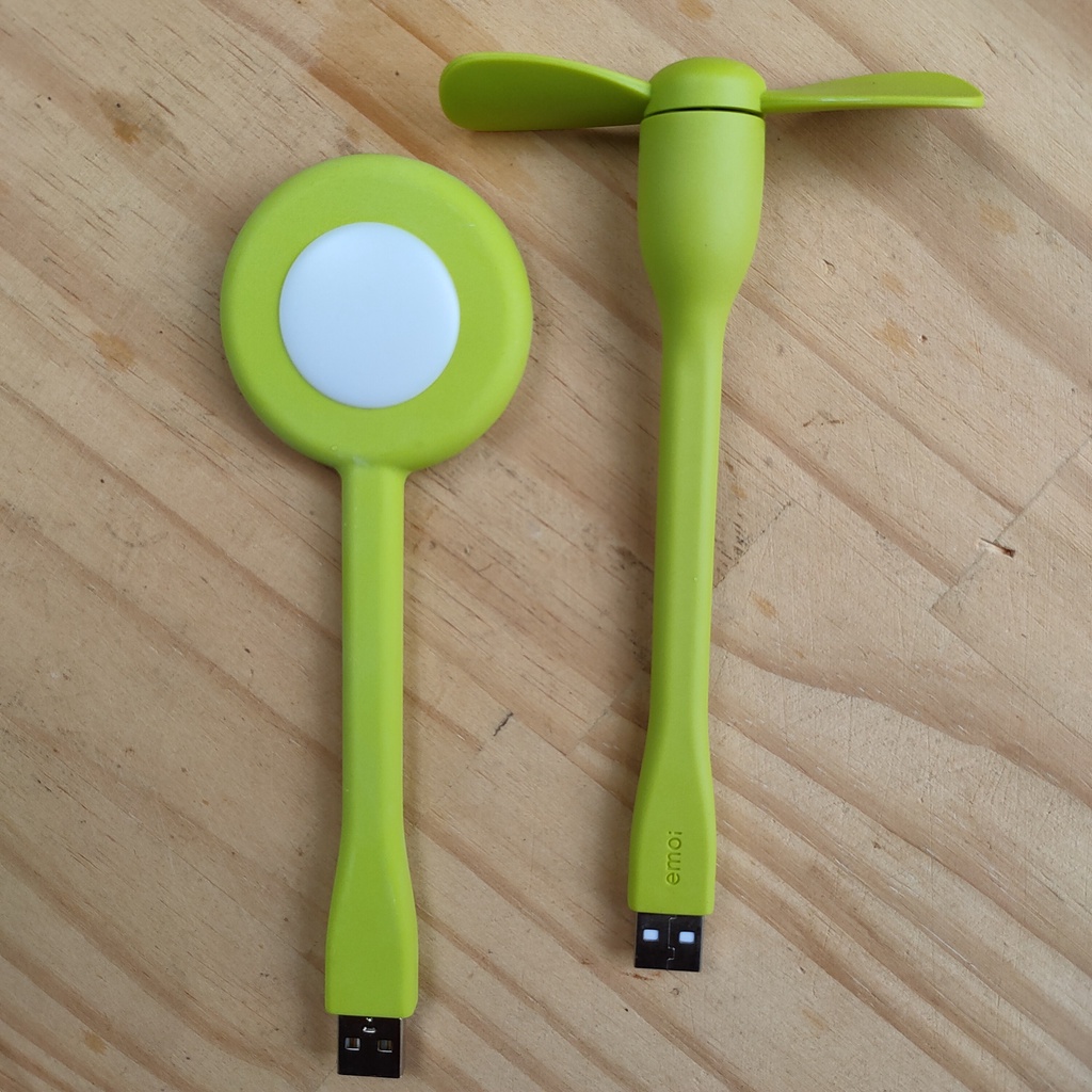 Quạt và Đèn Cổng USB 5V - Hàng Xuất Nhật