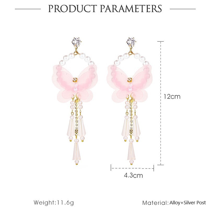 Lovely Silver 925 Butterfly Earrings For Women