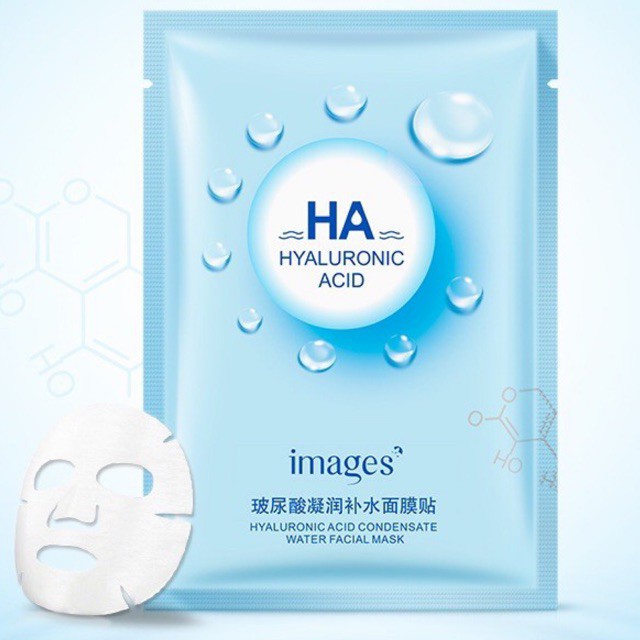 Mặt Nạ Giấy HA Hyaluronic Acid Dưỡng Da Chống Lão Hóa Cấp Ẩm Thải Độc