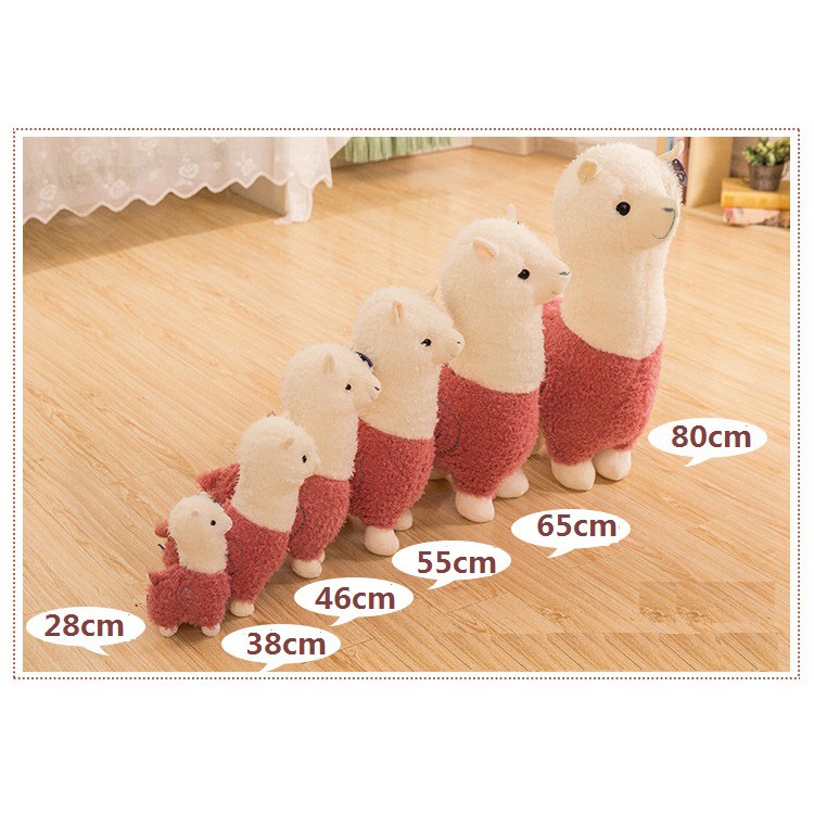 Đồ chơi nhồi bông Hình Con Lạc Đà Mềm Mại 6 Kích Cỡ