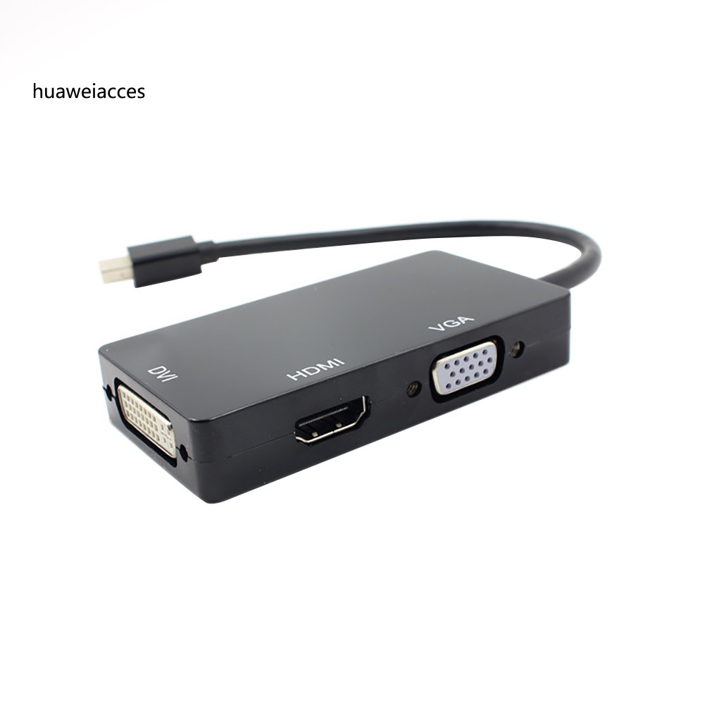 Cáp Chuyển Đổi 3 Trong 1 Từ Cổng Dp Sang Hdmi-Compatible Vga Dvi Cho Macbook Pro Air | BigBuy360 - bigbuy360.vn