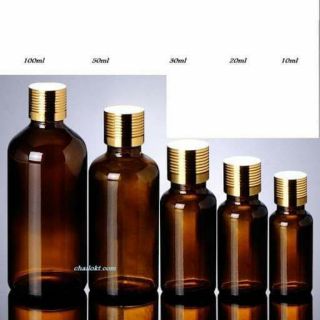 Chai tinh dầu thủy tinh nâu 100ml
