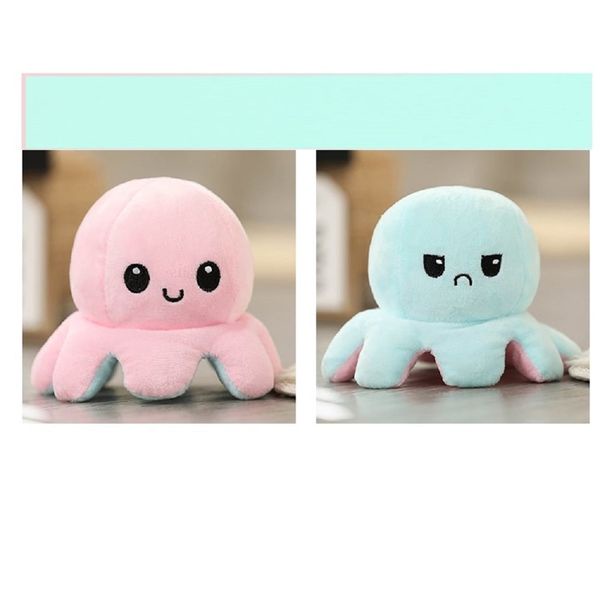 Bạch tuộc cảm xúc , thú bông bạch tuộc 2 mặt mini cute