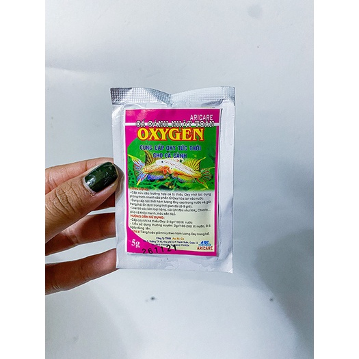 OXYGEN CUNG CẤP OXY TỨC THỜI CHO CÁ 5G