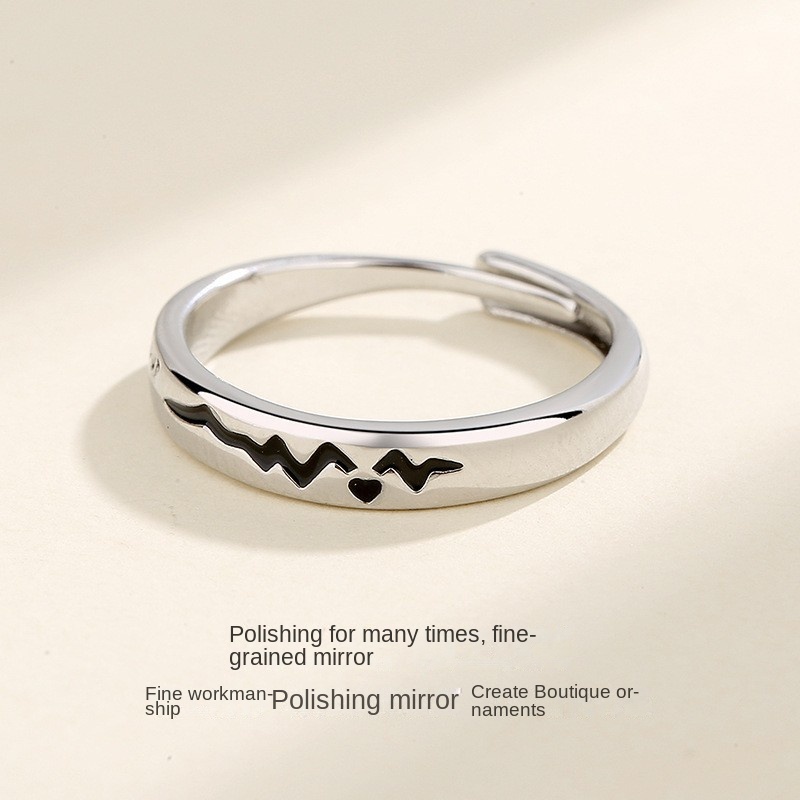 Vòng Tay In Hình Nhịp Tim Cho Cặp Đôi