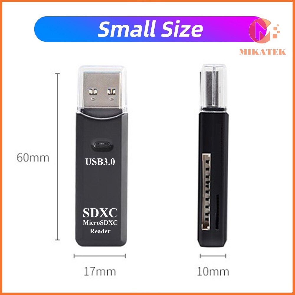 USB 3.0 Đa Năng Thông Minh Đầu Đọc Thẻ Nhớ Adapter Mini CardReader Cho Micro SD/TF Máy Tính Laptop