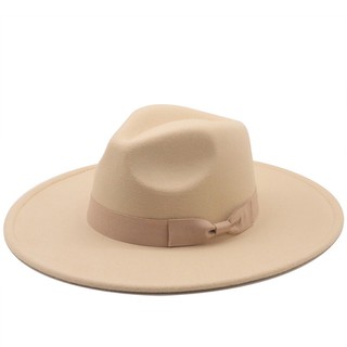 Nón fedora vành rộng 9.5cm chóp móp