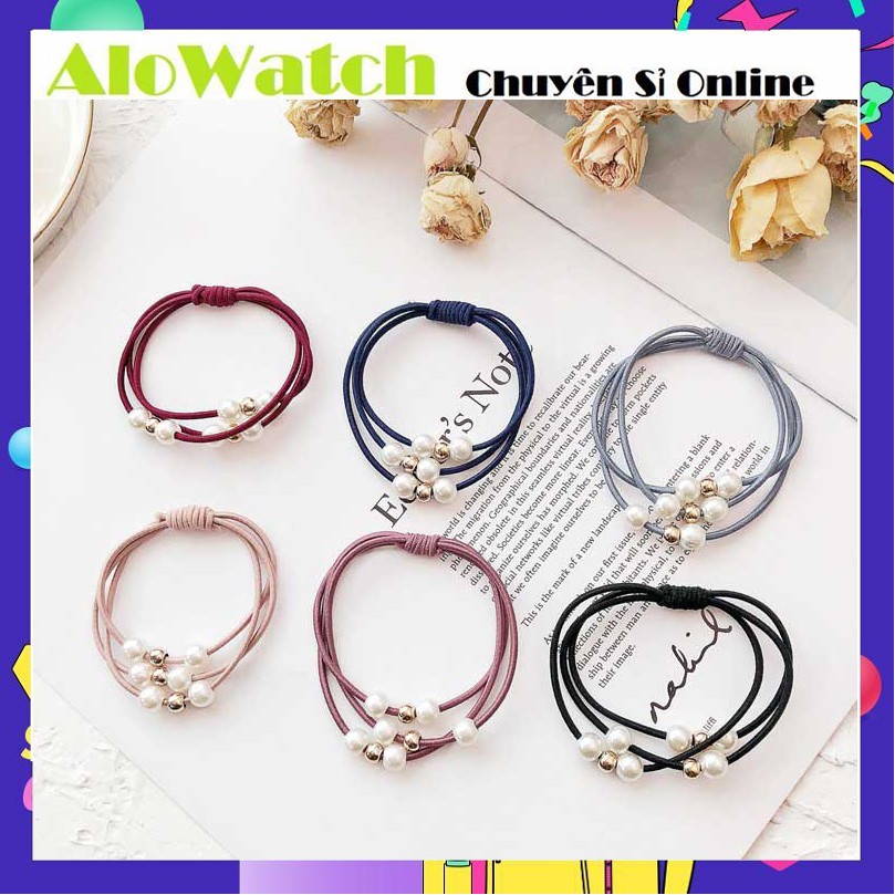 BUỘC TÓC ĐÍNH HẠT XINH XẮN