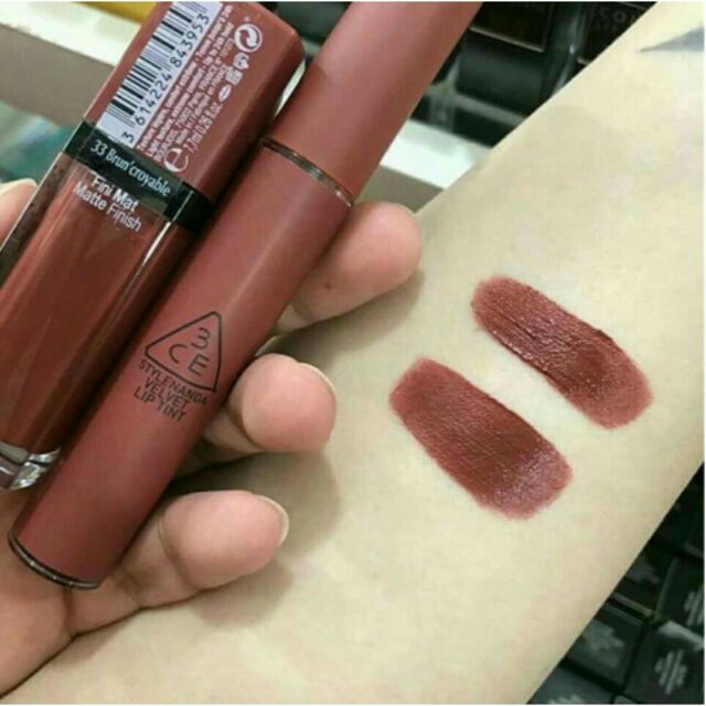 [HOT NEW 2018] Son Kem Lì 3CE Soft Lip Lacquer/ Velvet lip tint