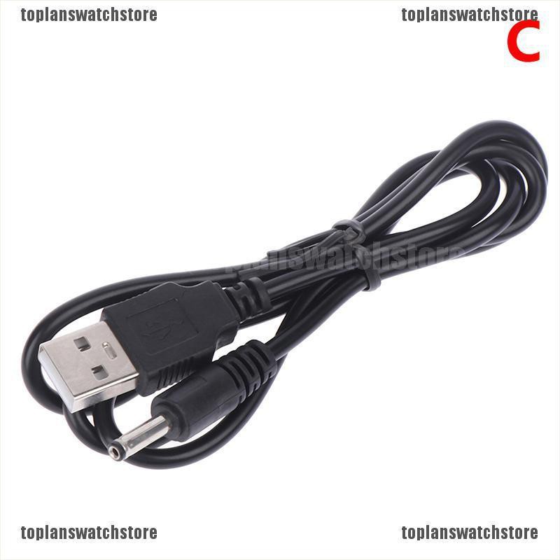 Sale 70% Cáp chuyển USB sang DC 5.5mm*2.1/2.5*0.7/3.0*1.0/4.0*1.7/3.5*1.35 5V, C Giá gốc 20,000 đ - 93B61