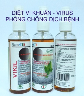 Xịt Nano diệt khuẩn