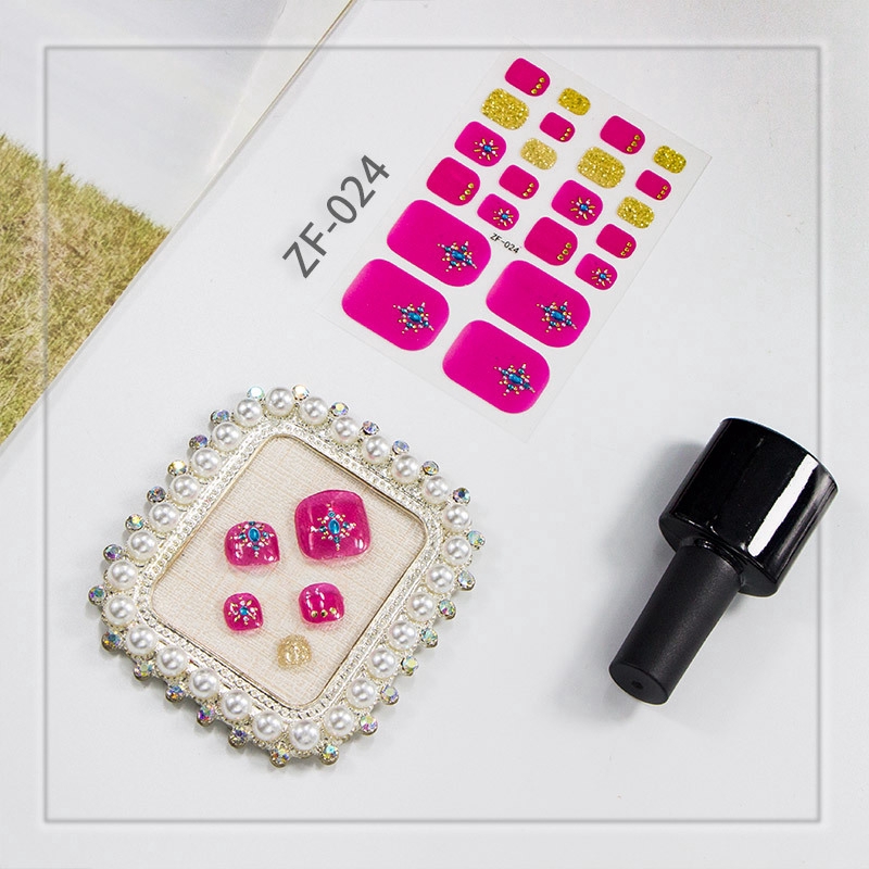 Nhãn Dán Trang Trí Móng Chân Nghệ Thuật Xinh Xắn