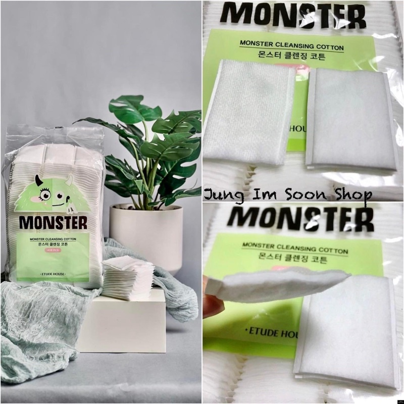 Bông Tẩy Trang Monster Cleansing Cotton