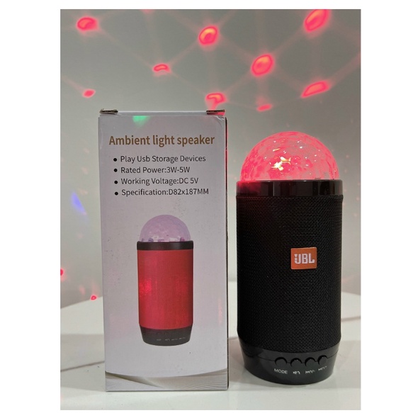 Loa Bluetooth Không Dây JBL LV300 Kèm Đèn Sao Lung Linh Nghe Nhạc Hay, Hỗ Trợ Cắm USB, Thẻ Nhớ TF Nhỏ Gọn