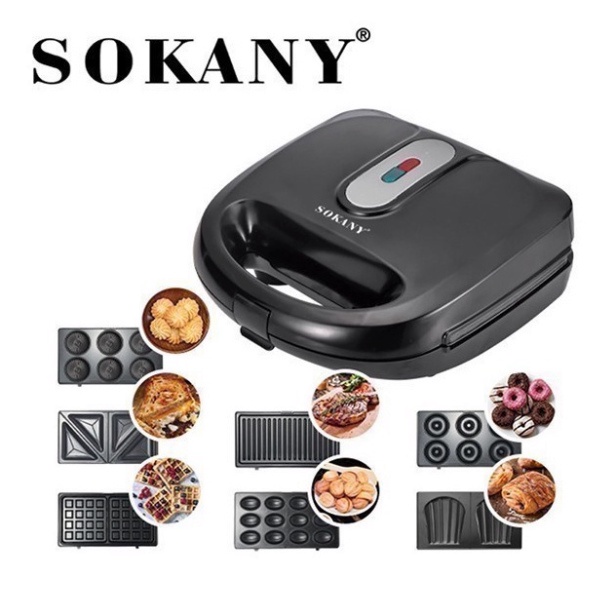 Máy Nướng Bánh Đa Năng Sokany 7 trong 1