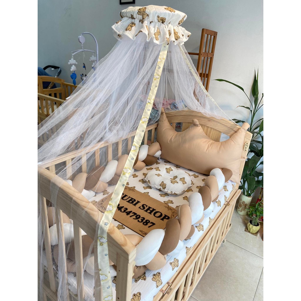 QUÂY GA CHO CŨI BÉ SIÊU ĐÁNG YÊU +GIÁ SIÊU TỐT- ẢNH THẬT 100%-TẶNG THÊU TÊN BÉ-XOẮN NÂU3