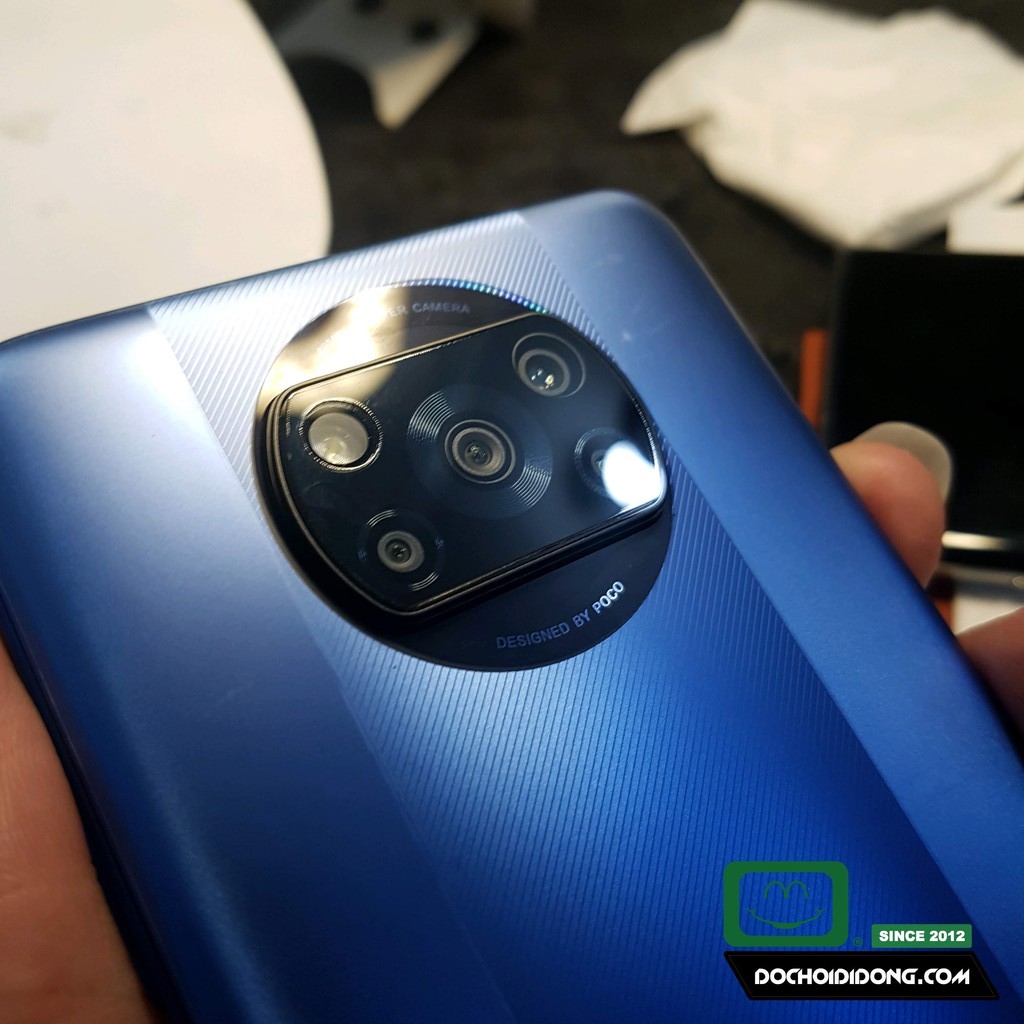 Miếng dán cường lực camera Poco X3 Pro nguyên liệu nhựa nano cao cấp