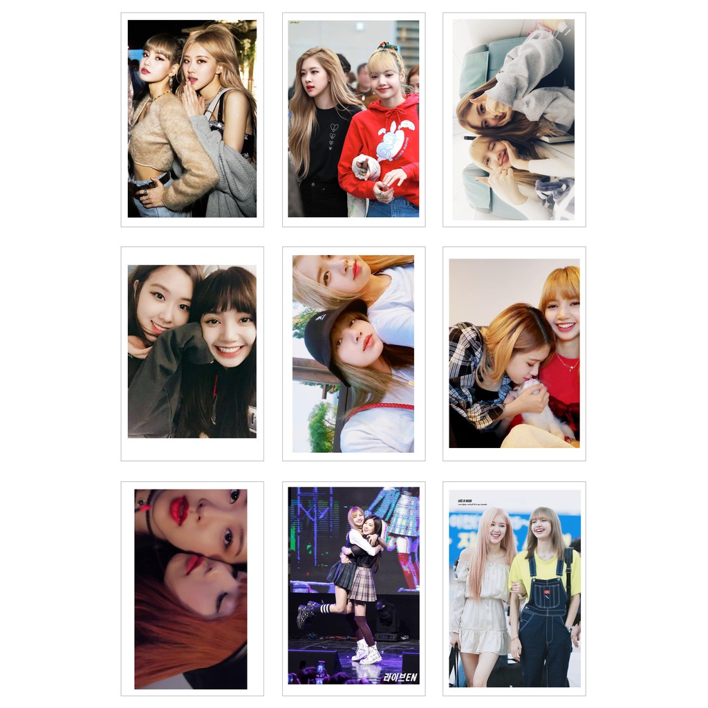 Lomo Card Ảnh Chaelisa ( Rosé & Lisa ) - BLACKPINK ( 36 ảnh)