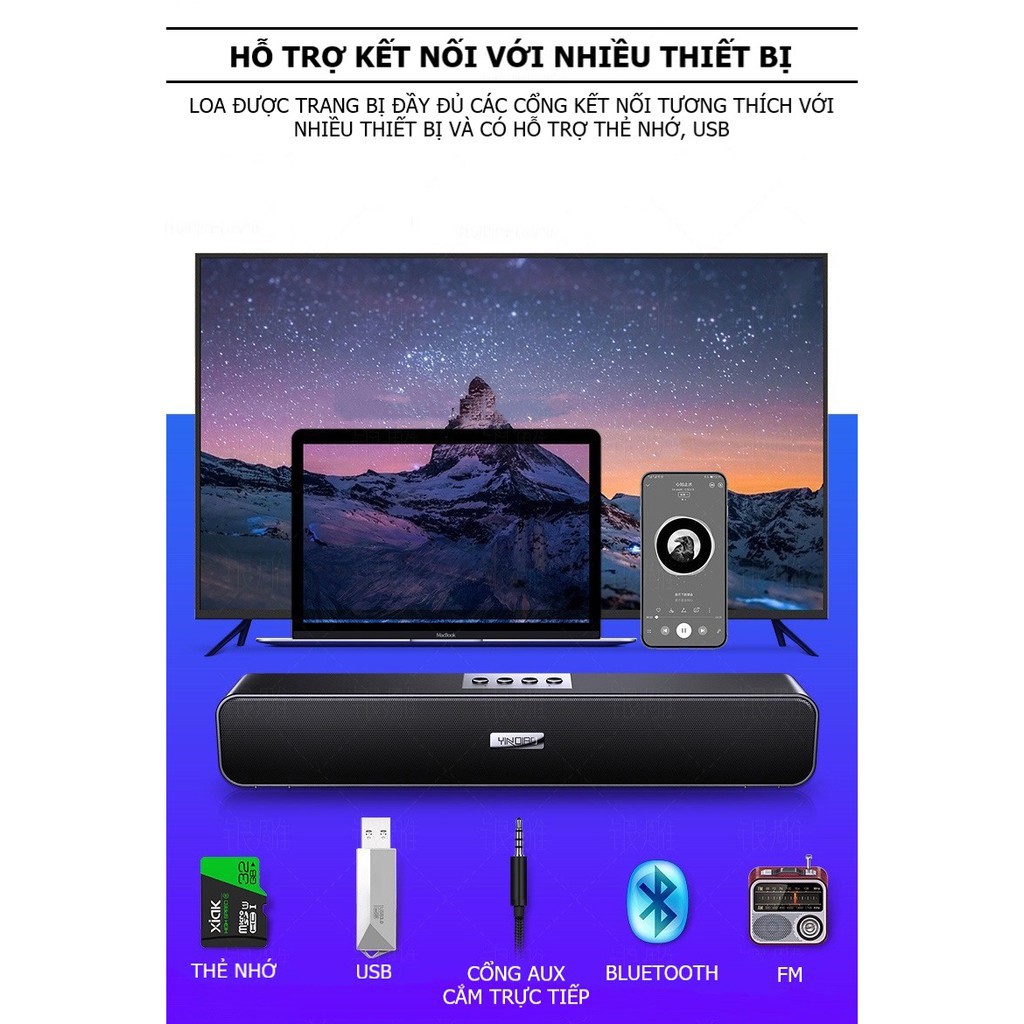 Loa Bluetooth Không Dây Cao Cấp A36 PRO BASS 2021 Âm Thanh Nghe Nhạc Siêu Đã