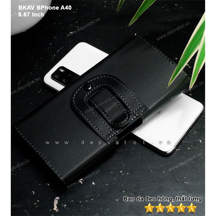 Bao da điện thoại 6.5 inch đeo hông, thắt lưng