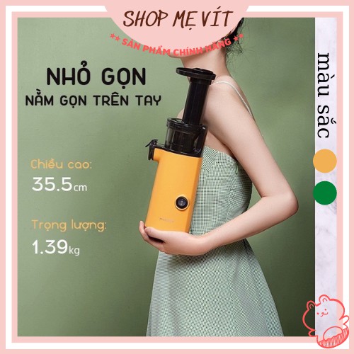 Máy ép chậm mini Mokkom ⚡CHÍNH HÃNG⚡ Máy ép trái cây Mokkom đời mới siêu rẻ