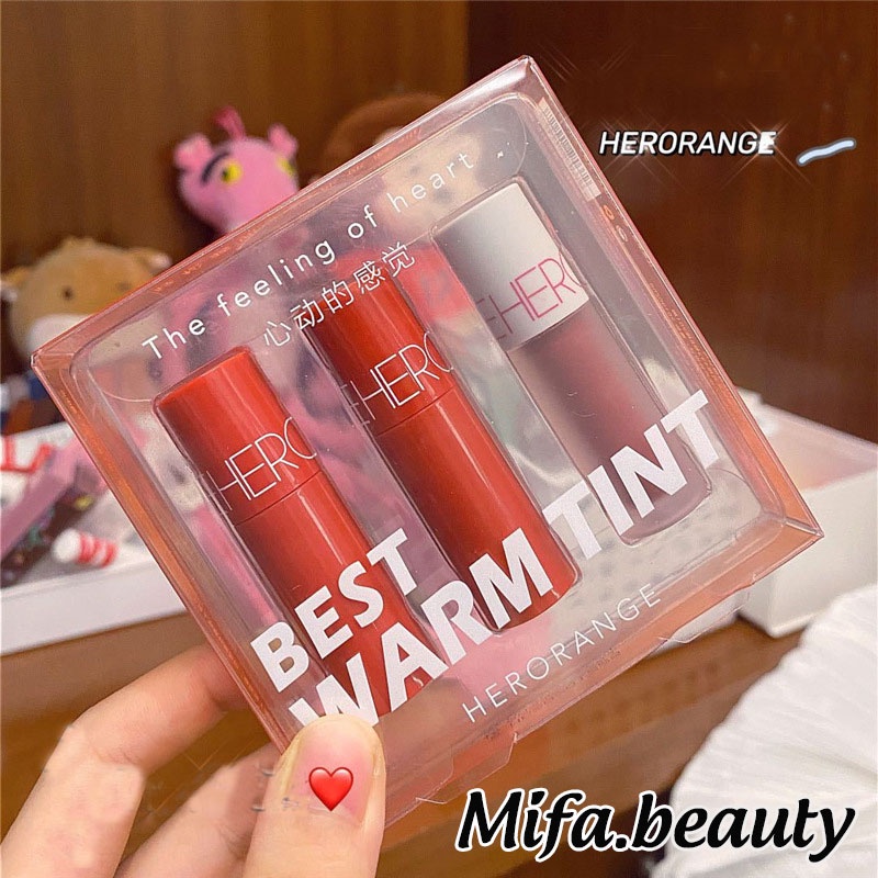 Set Son 3 Cây New Herorange Chính Hãng Nội Địa