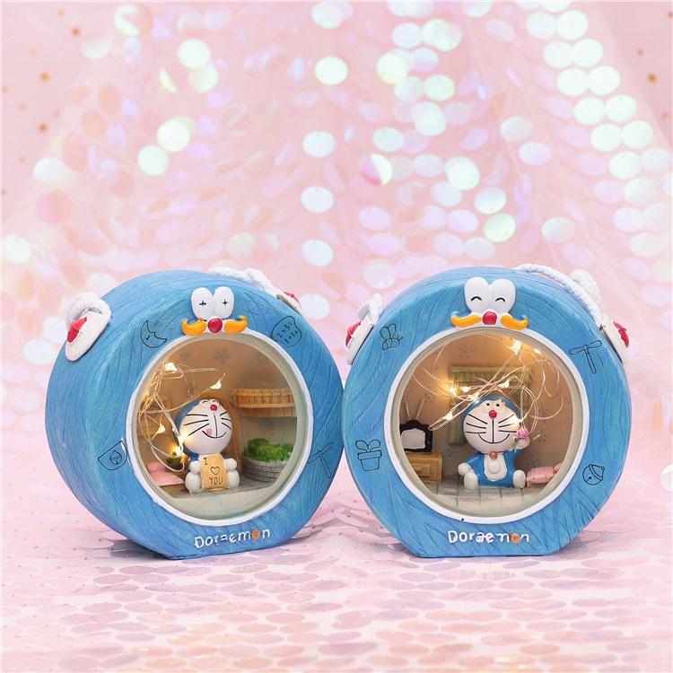 Mô Hình Mèo Máy Doraemon Trang Trí