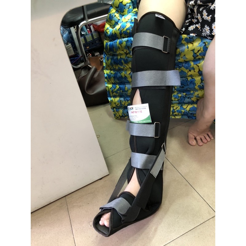 ❤ Đai Nẹp cẳng chân dài Giahu NẸP Cố định gãy xương,bong gân cẳng chân,cổ chân và bàn chân GIAHU