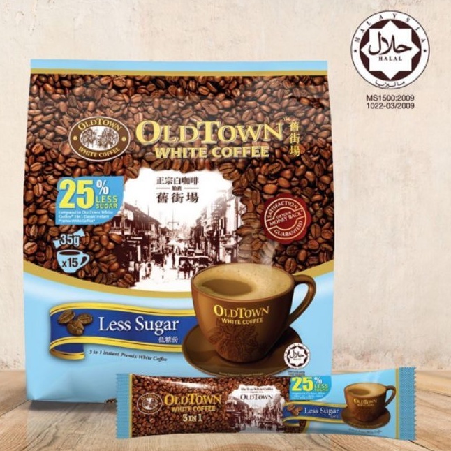 [hàng chính hãng]Cà Phê Oldtown Less Sugar Malaysia🇲🇾