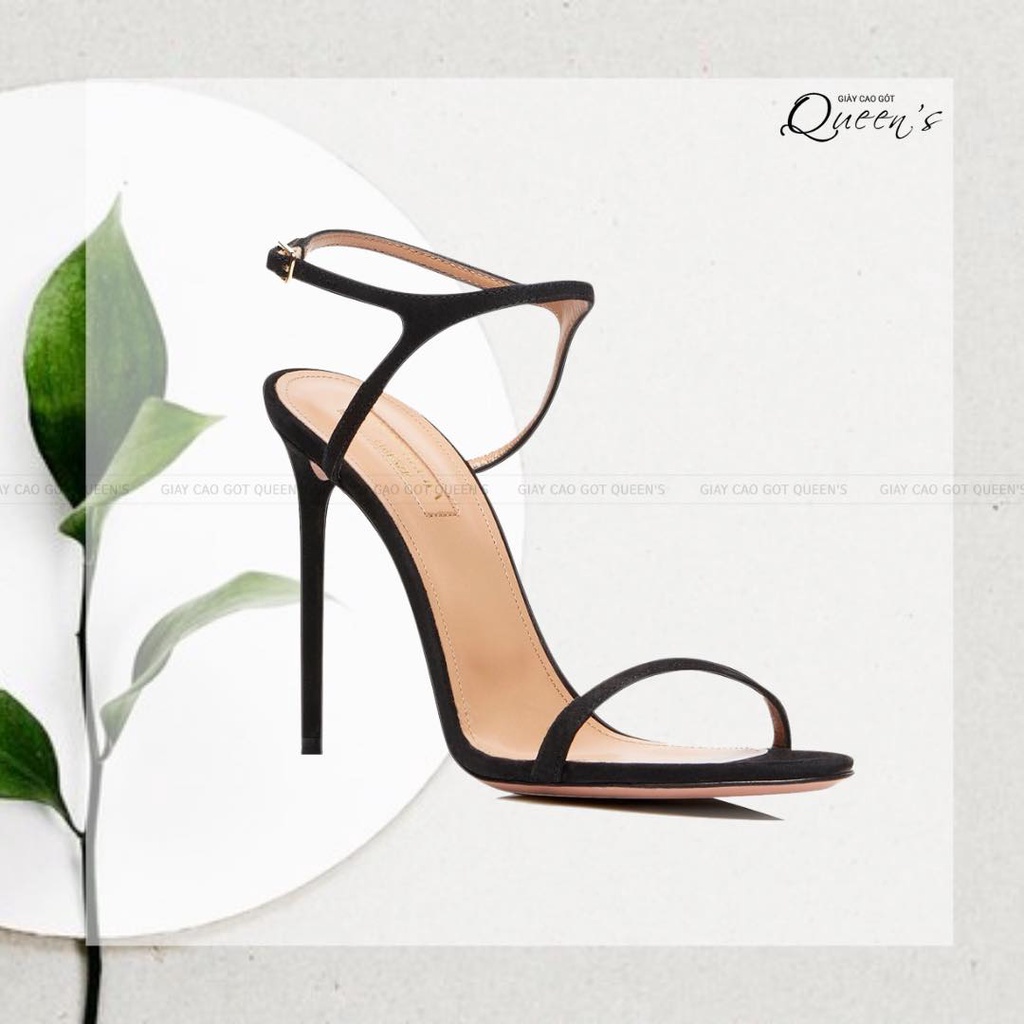 SANDAL hở gót , da lộn, 2 màu đen lộn - gold bóng, chất mềm mại, đi siêu êm chân , cao 8-10-11cm