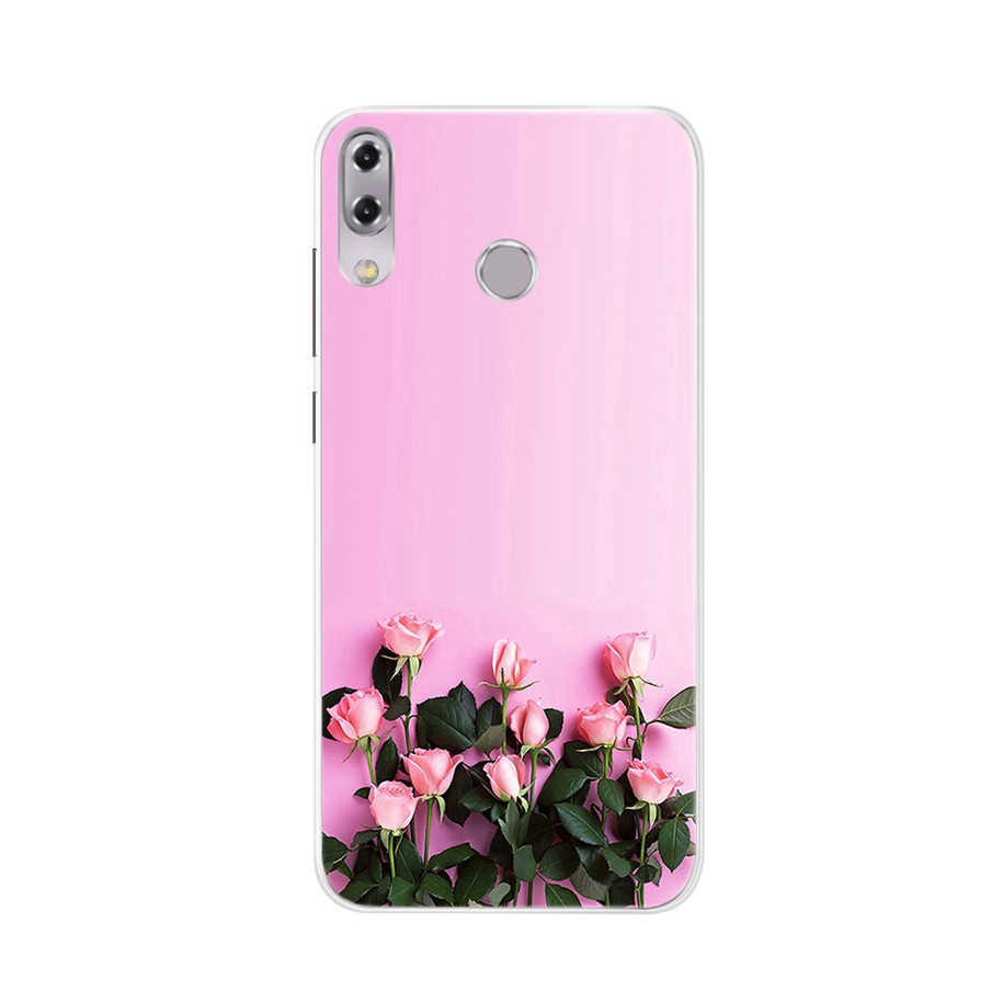 Ốp điện thoại TPU silicon mềm bo viền bảo vệ toàn diện in hình thời trang cho Asus Zenfone 5 5Z ZE620KL ZS620KL