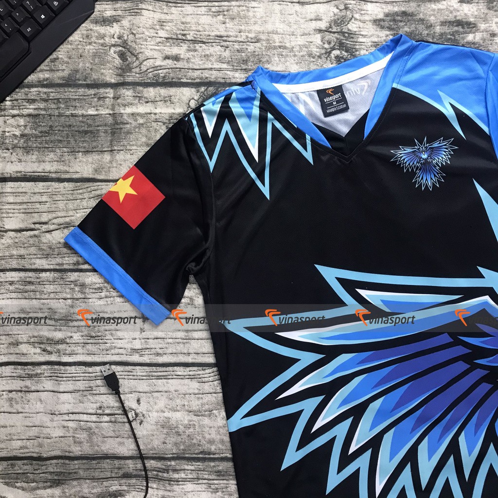 Áo game thi đấu Esports nam ngắn tay – Mẫu thiết kế Phoenix