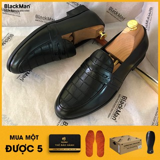 💥Giày lười công sở nam 🎁 [DA BÒ THẬT 100%-CÓ VIDEO] ✅ Giày lười đế cao hot trend 2021 - ✅ Mã GD200