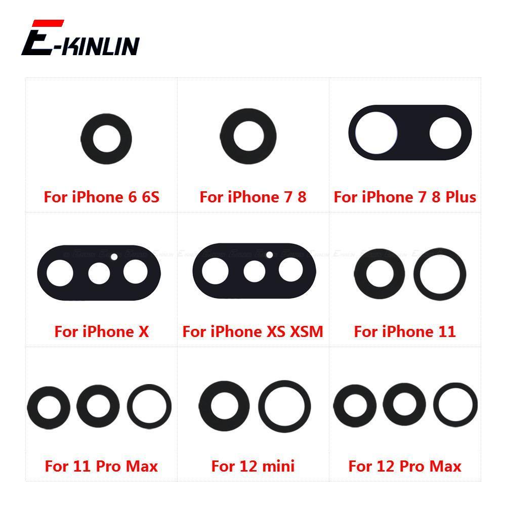 Bộ 5 Miếng Dán Bảo Vệ Ống Kính Camera Sau Cho Iphone 6 6S 7 8 Plus X XS 11 12 mini 12 Pro Max