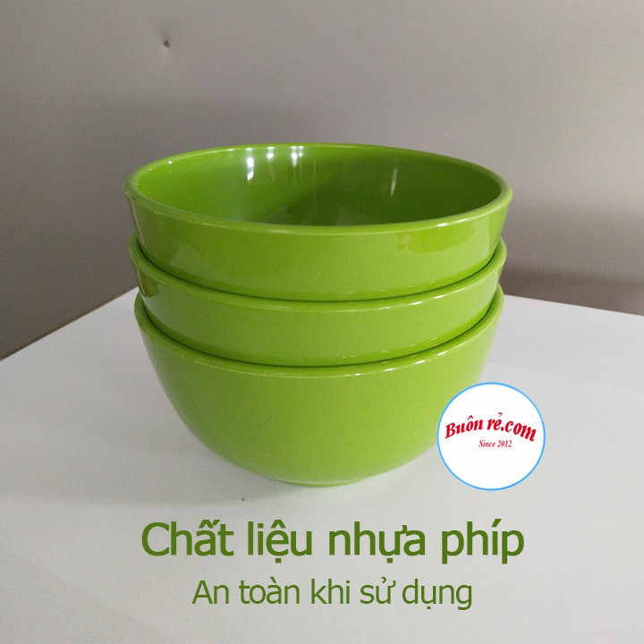 Bát ăn cơm nhựa phíp Melamine NHỰA SONG LONG chịu nhiệt độ cao, an toàn khi sử dụng (MS: 2745) 01185 Buôn Rẻ