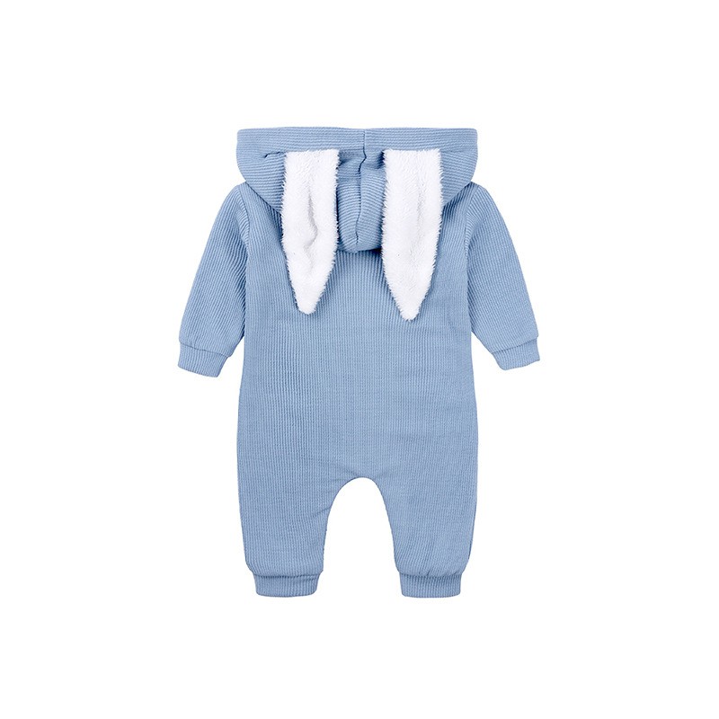 Bộ body tai thỏ cho bé KIDS TALES bodysuit lót lông chất cotton mềm mại hàng xuất khẩu