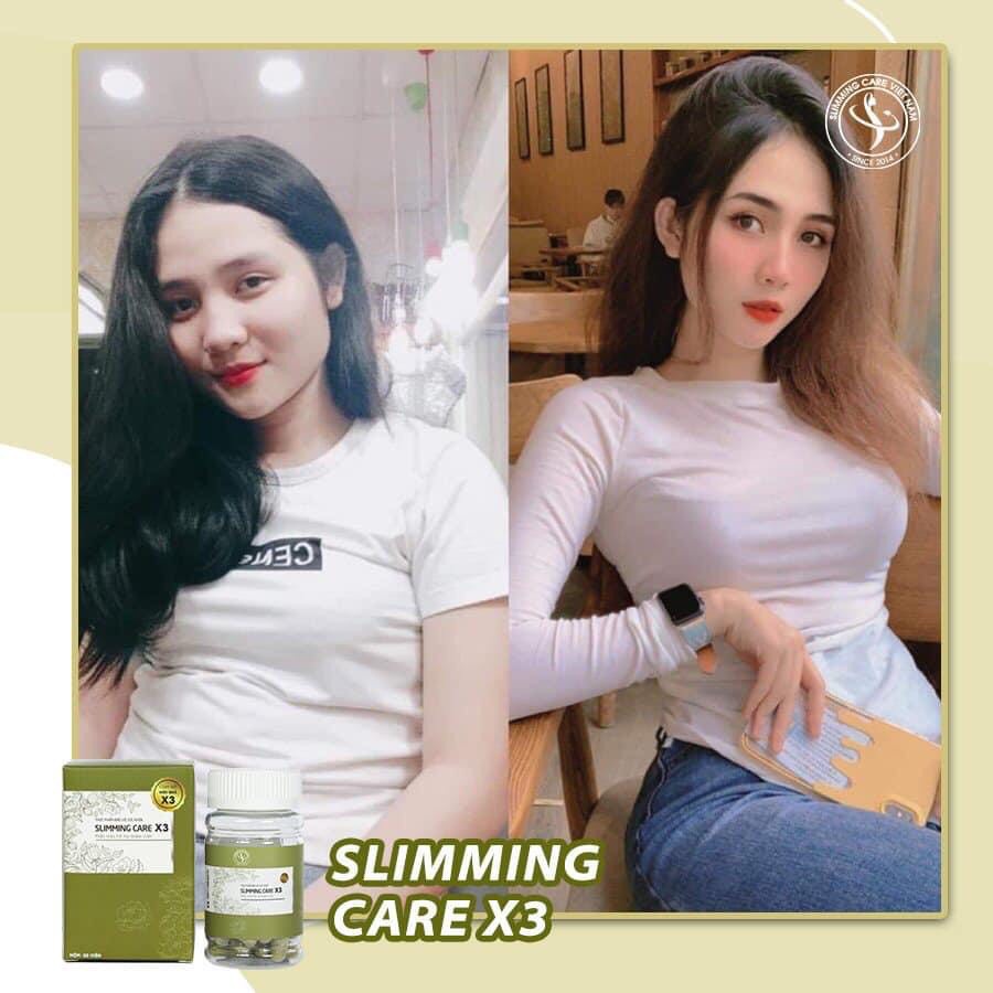 Slimming Care x3 mẫu mới trà giảm cân cấp tốc nhanh viên uống thảo mộc không phải thuốc giảm cân