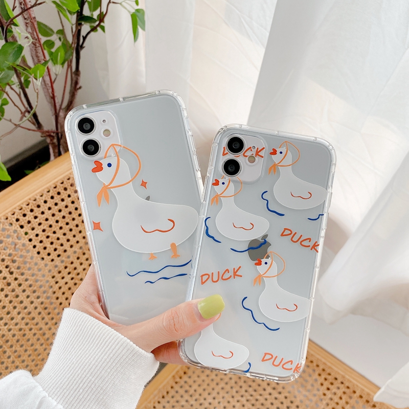 Ốp Lưng Tpu Họa Tiết Hình Chú Vịt Dễ Thương Cho Iphone 11 11pro Max 6 6s Plus 7 8 X Xs Max Xr | BigBuy360 - bigbuy360.vn