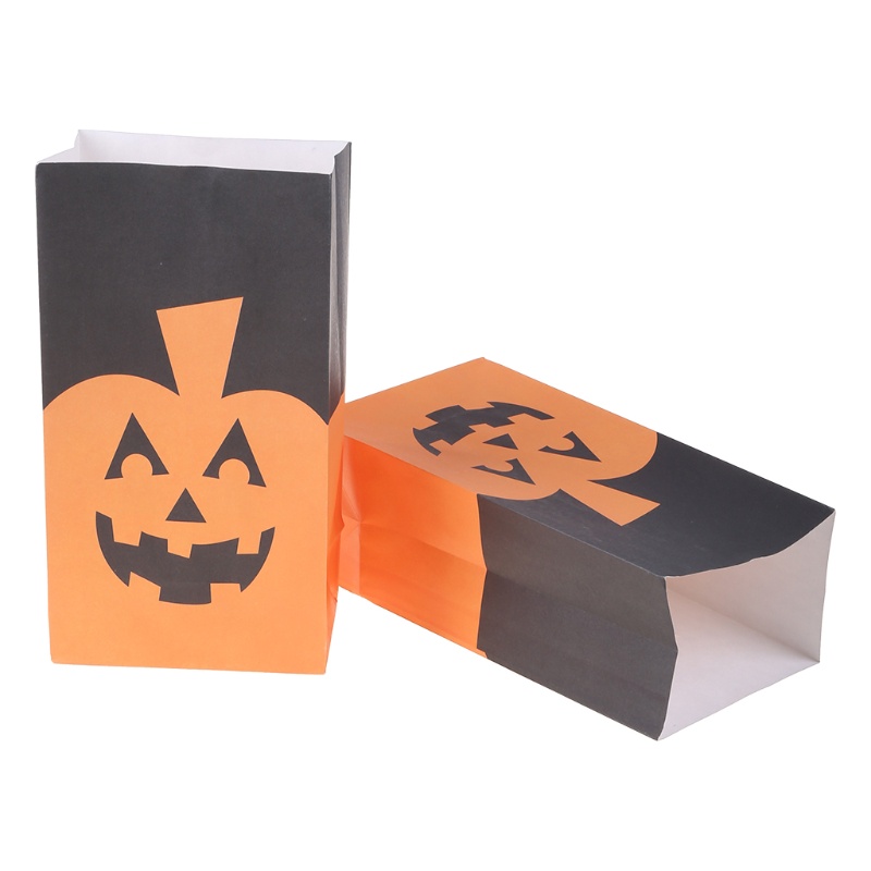 QQ Bộ 10 Túi Giấy Đựng Bánh Kẹo Phong Cách Halloween