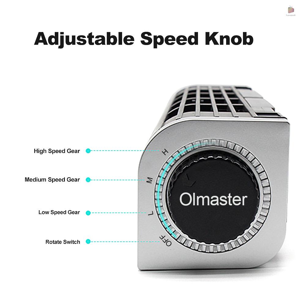 Quạt tản nhiệt Olmaster CF-1691 USB màu đen có giá đỡ cho máy tính xách tay/điện thoại