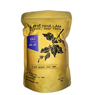 Cà phê Culi nguyên chất 100% - Cafe Bảo Lộc (500gram)