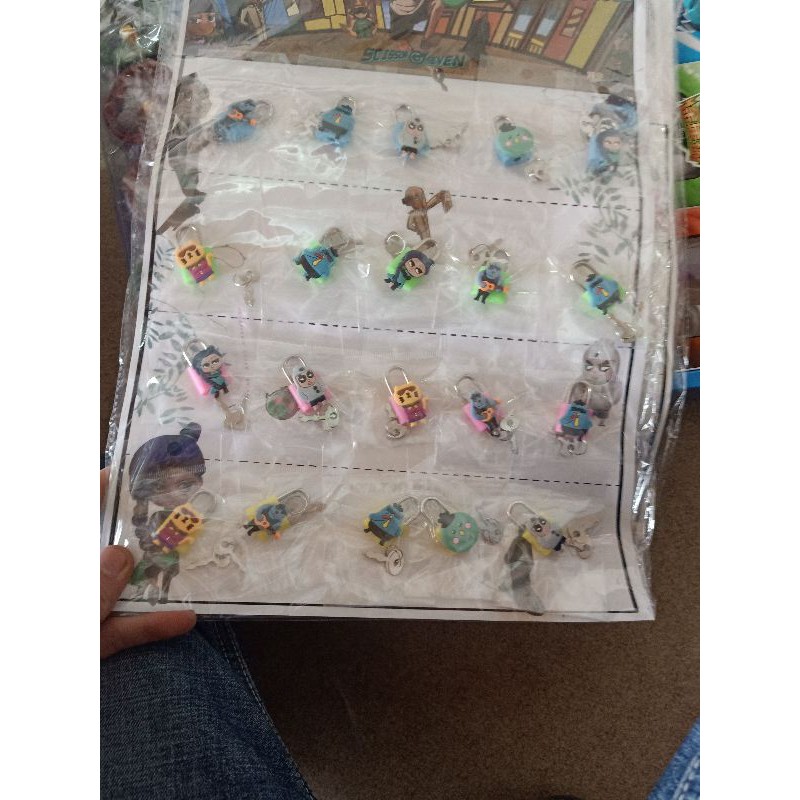 Sỉ ổ khoá và chìa khoá dễ thương cho bé 16 chiếc