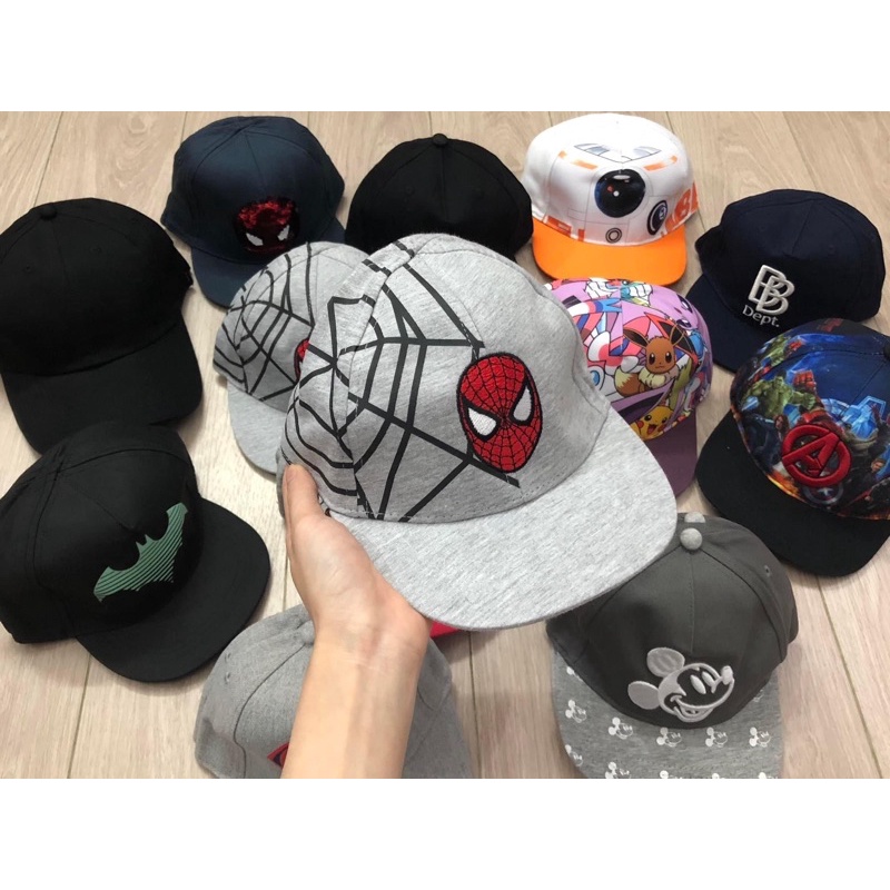 Mũ lưỡi trai nhiều mẫu (3/6m-1/2y)