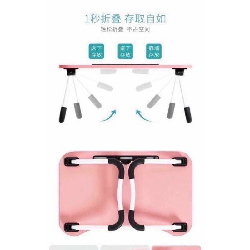 Bàn học gấp gọn có khe để ipad dành cho học sinh, | BigBuy360 - bigbuy360.vn