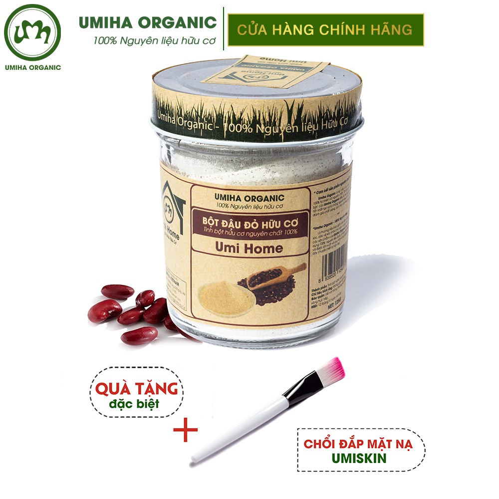 Bột Đậu Đỏ hữu cơ làm đẹp UMIHA nguyên chất | Red Bean Powder 100% Organic 135g