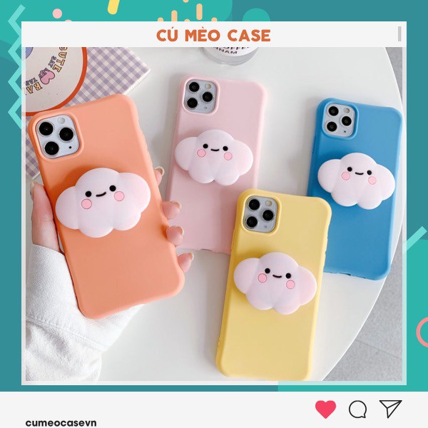 Ốp Onion dẻo đám mây kèm đế chống pop dành cho iPhone 11 Pro Max 7 8 Plus X XsMax XR