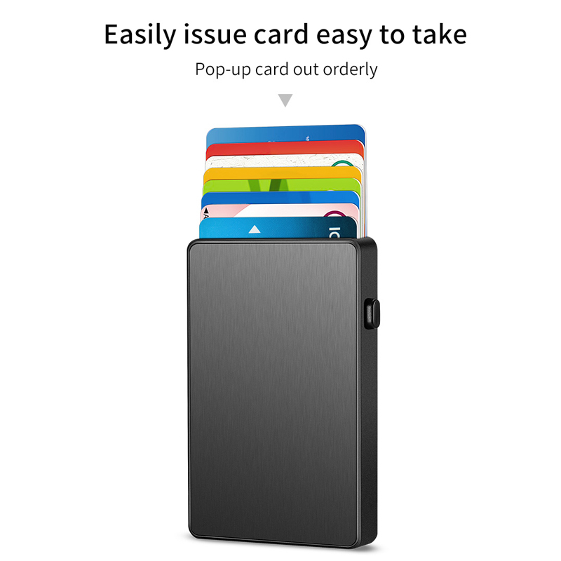 Ví Đựng Thẻ Tín Dụng RFID Bằng Nhôm Siêu Mỏng