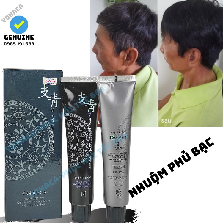 THUỐC NHUỘM TÓC THẢO DƯỢC MUGENS CONFUME PHỦ BẠC  NHANH 1 PHÚT TẠI NHÀ | BigBuy360 - bigbuy360.vn